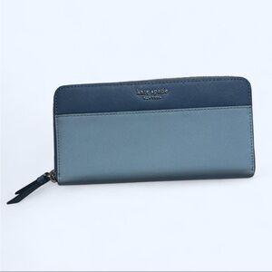 Kate Spade Two-Tone Blue Wallet